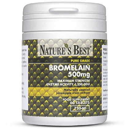 Bromelain 500mg, Maximum Strength Enzyme Activity