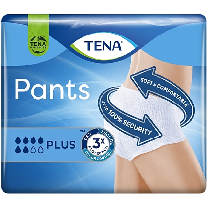 TENA Plus Large Unisex Support Pants - 8