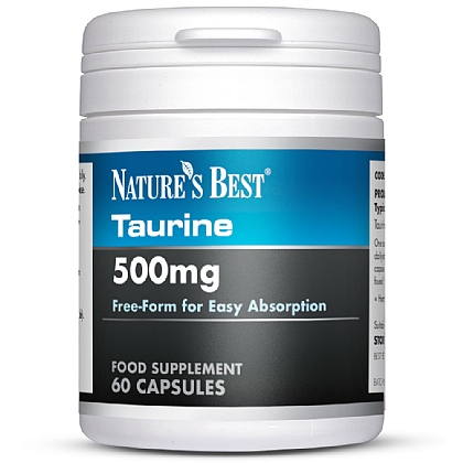 Taurine 500mg, High Strength Amino Acid