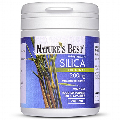 Silica 200mg, Natural Source Extract From Bamboo